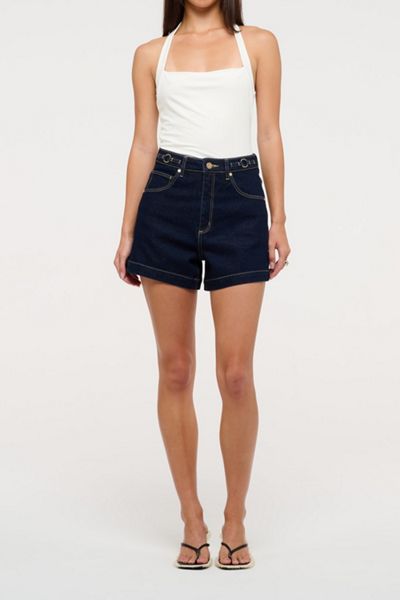 Abrand Venice Western White Short