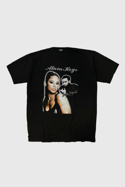 Vintage 2005 Alicia Keys John Legend Tour Graphic T-Shirt | Urban