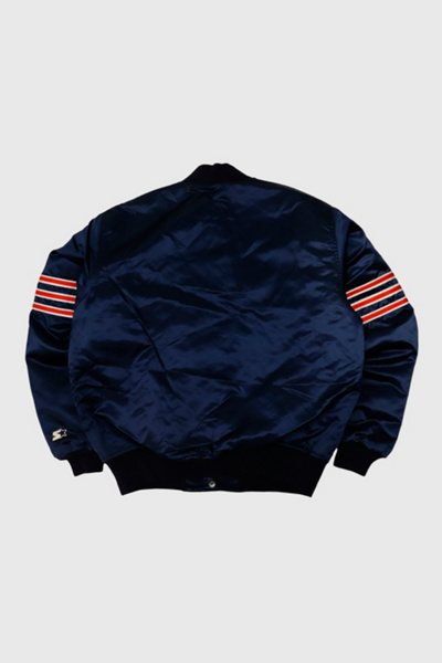 Vintage Starter Chicago Bears Satin Bomber Jacket