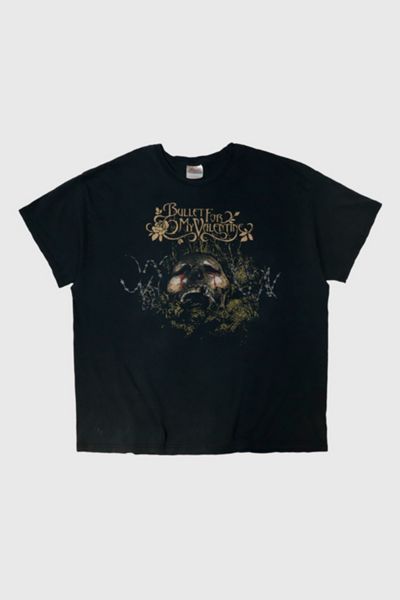 Vintage Bullet For My Valentine Skull Graphic T-Shirt 001