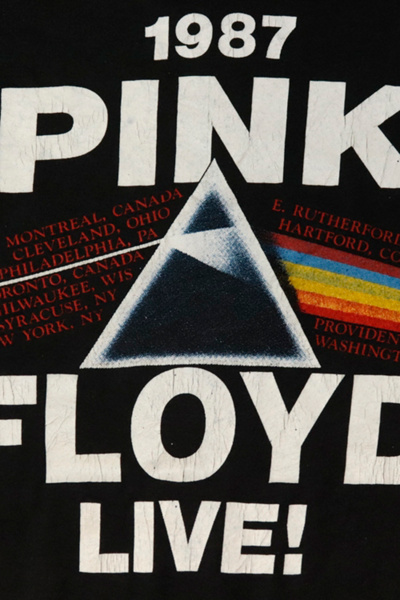 Vintage Pink Floyd 1987 Live Tour Graphic T-Shirt