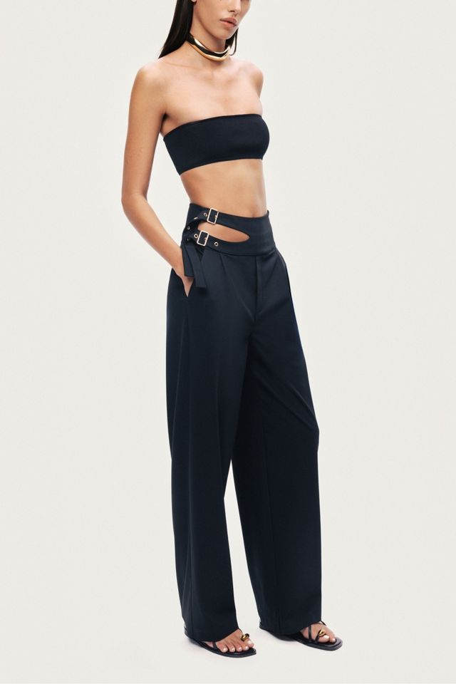 Nocturne Cut Out Waist Wide Leg Pant #1