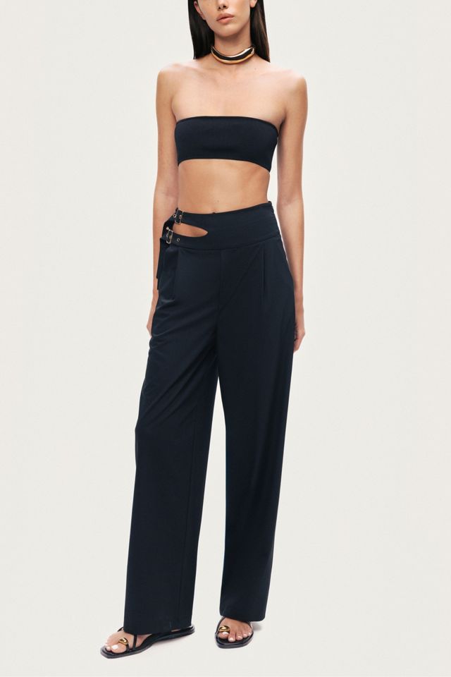 Nocturne Cut Out Waist Wide Leg Pant #2