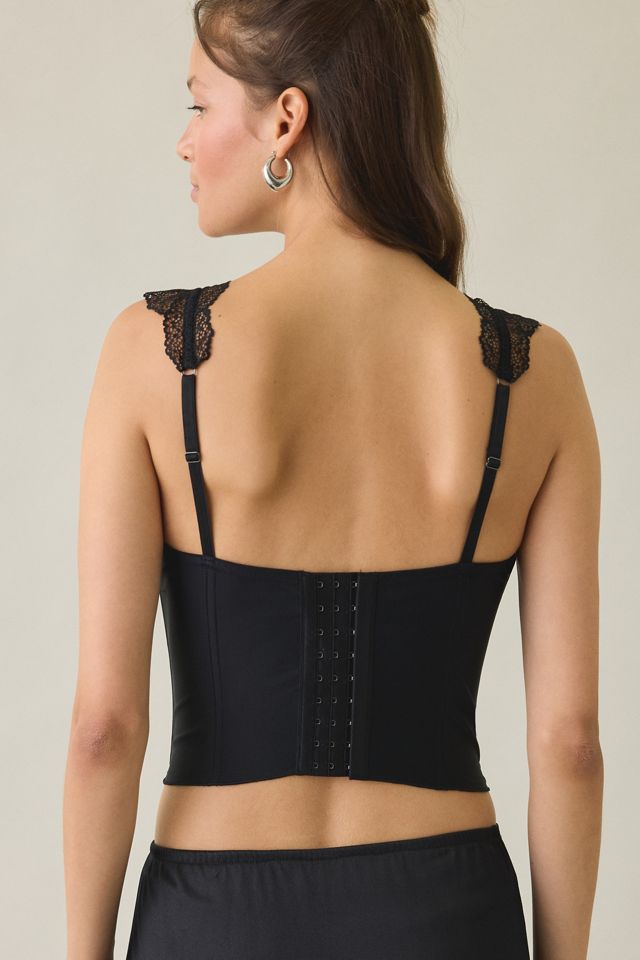 Out From Under Annalise Lace Cap Sleeve Corset #2
