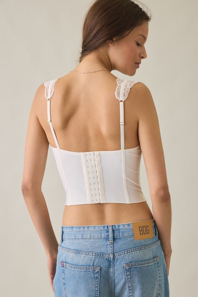 Out From Under Annalise Lace Cap Sleeve Corset #2