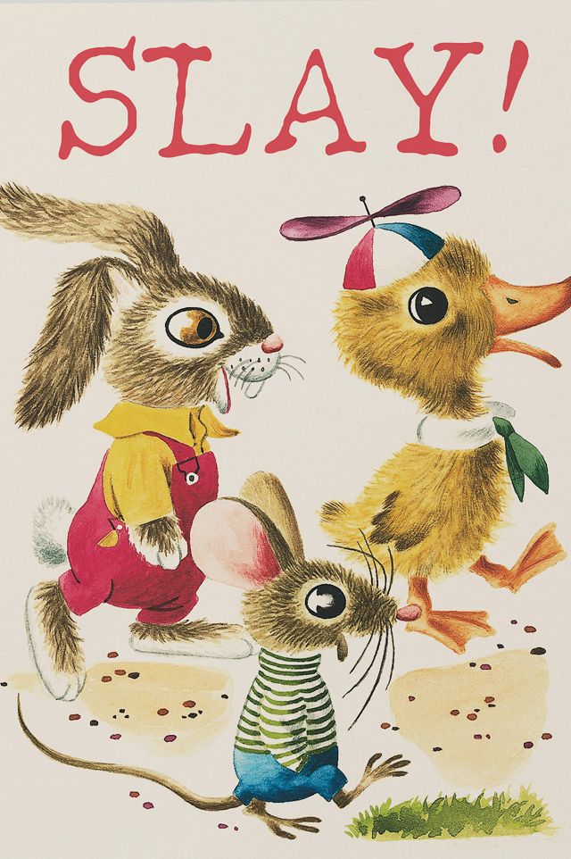 Red Cap Slay Buddies Greeting Card #1