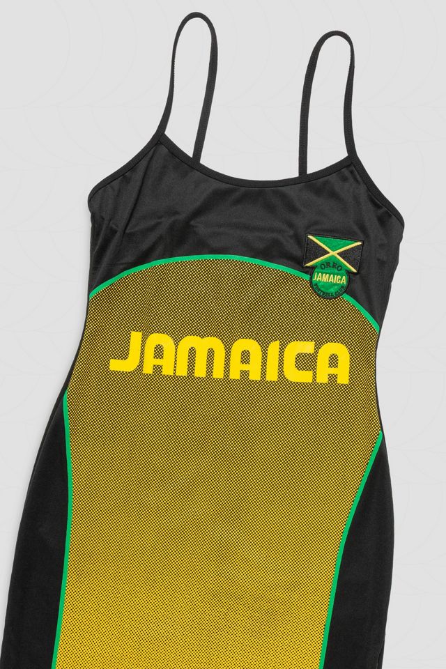 Frankie Collective Rework Orro Jamaica Soccer Mini Dress | Urban Outfitters