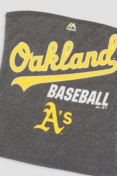 Frankie Collective Rework Majestic Oakland Baseball Tube Top