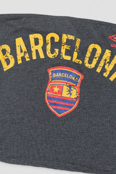 Frankie Collective Rework Umbro FC Barcelona Soccer Tube Top