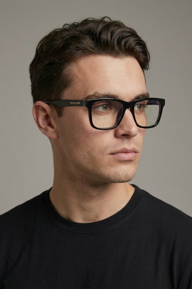 Fifth & Ninth Parker Rectangle Blue Light Glasses #2