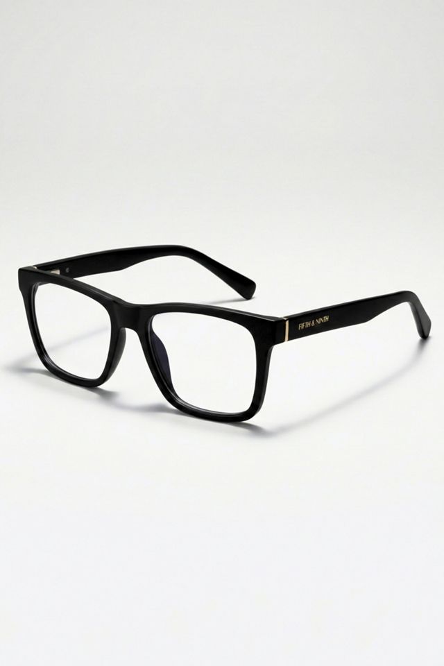 Fifth & Ninth Parker Rectangle Blue Light Glasses #3