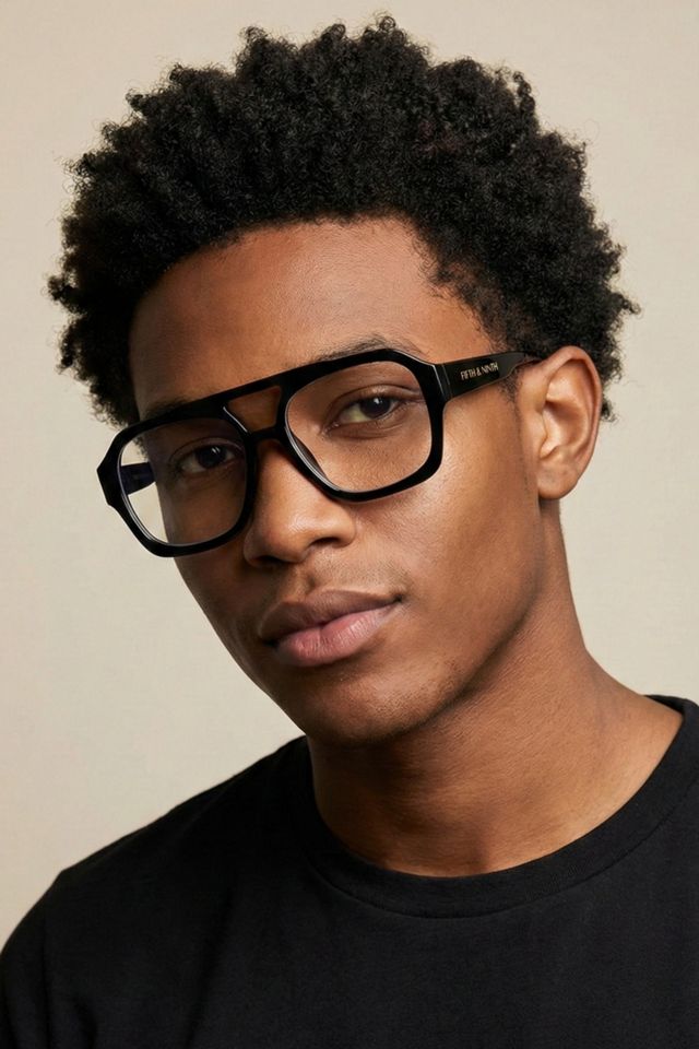 Fifth & Ninth Sutton Aviator Blue Light Glasses #1