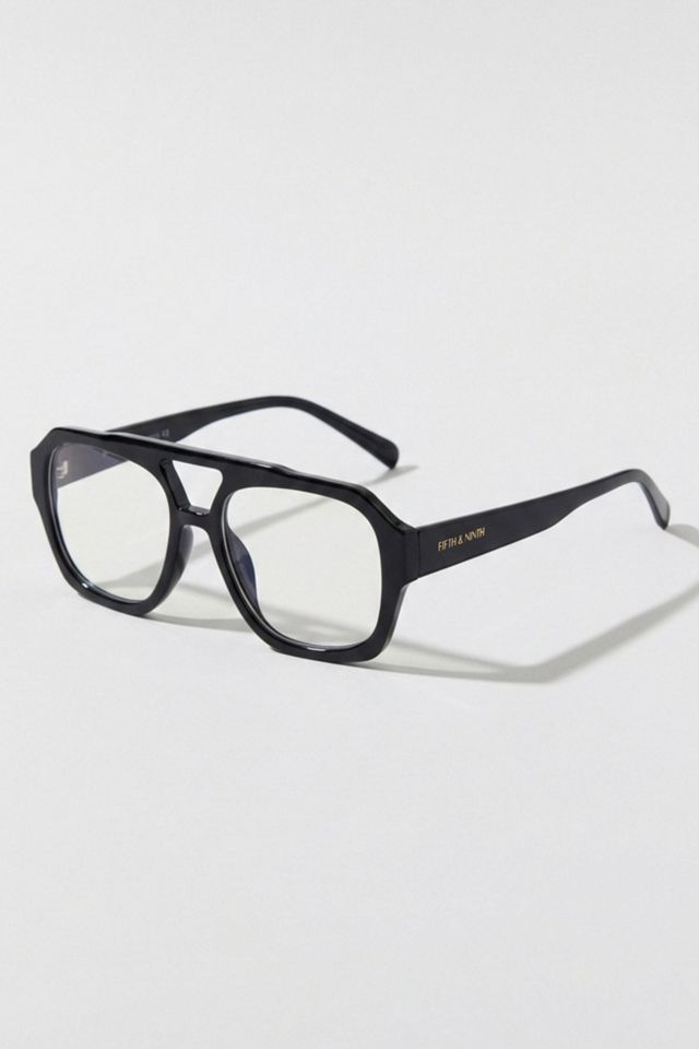 Fifth & Ninth Sutton Aviator Blue Light Glasses #3