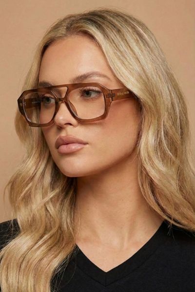 Fifth & Ninth Sutton Aviator Blue Light Glasses