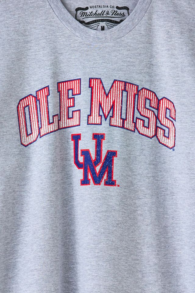 T-shirt graphique University Of Mississippi Arch de Mitchell & Ness #1