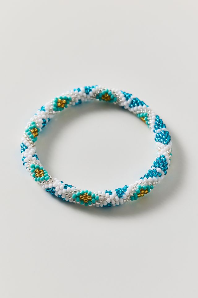 Colorful Beaded Rope Bracelet #1