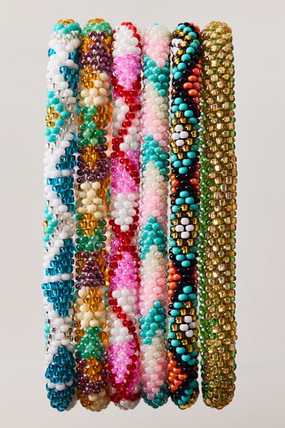 Colorful Beaded Rope Bracelet
