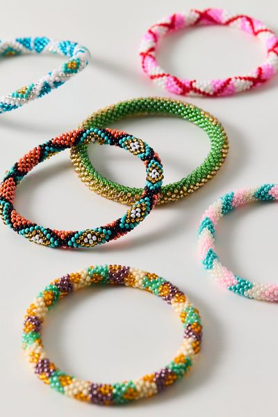 Colorful Beaded Rope Bracelet