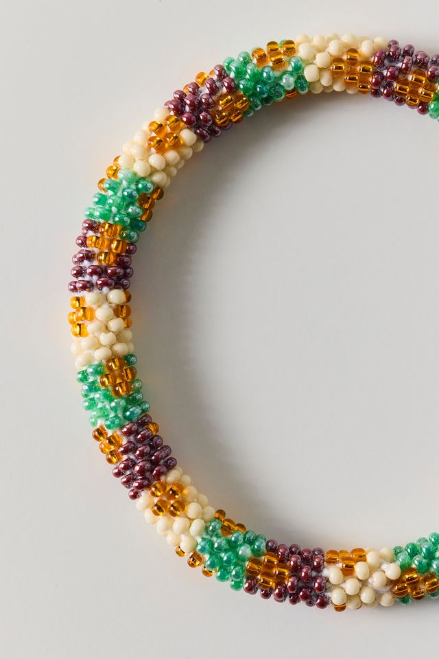 Colorful Beaded Rope Bracelet #1
