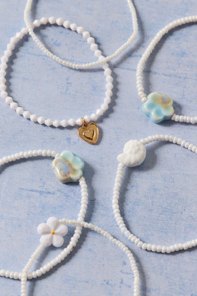 Beach Party Beaded Bracelets Set #1
