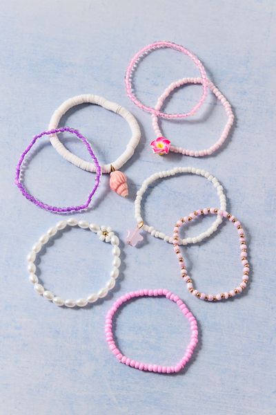 Sweet Sugar Stretchy Beaded Bracelets Set