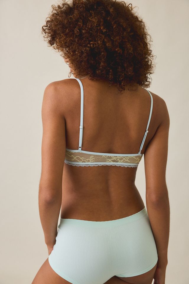 Out From Under Dotty Sheer Mesh + Lace Bralette #2