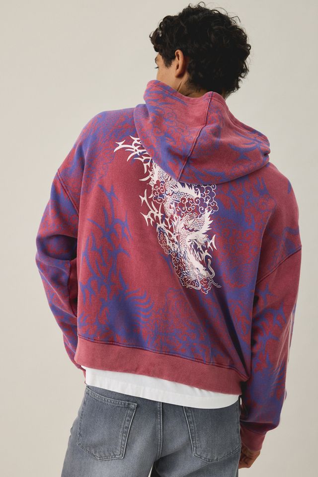 Sweat à capuchon à glissière à motif dragon iets frans… #3
