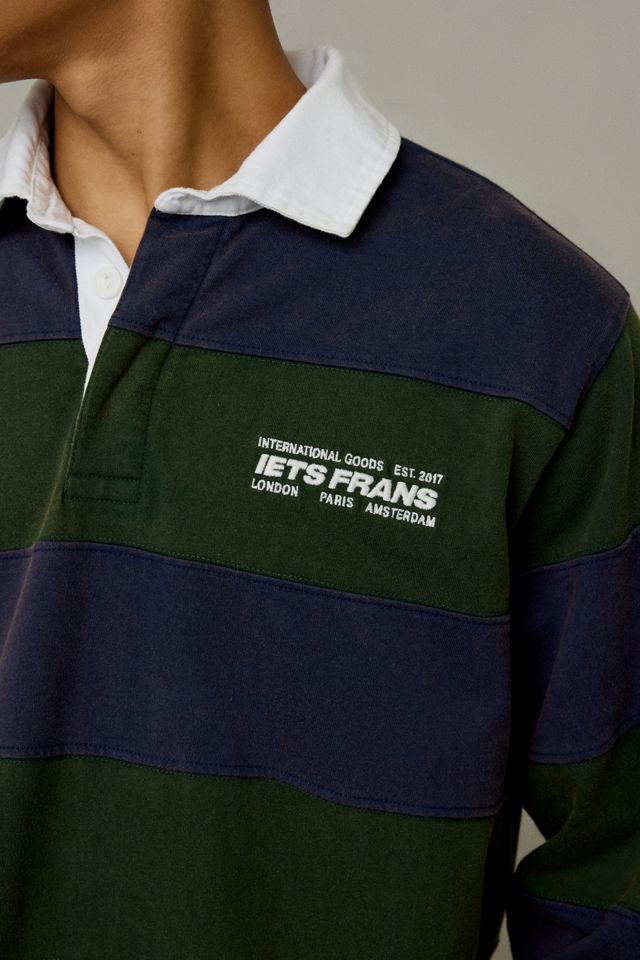 iets frans… Stripe Pattern Rugby Shirt #2