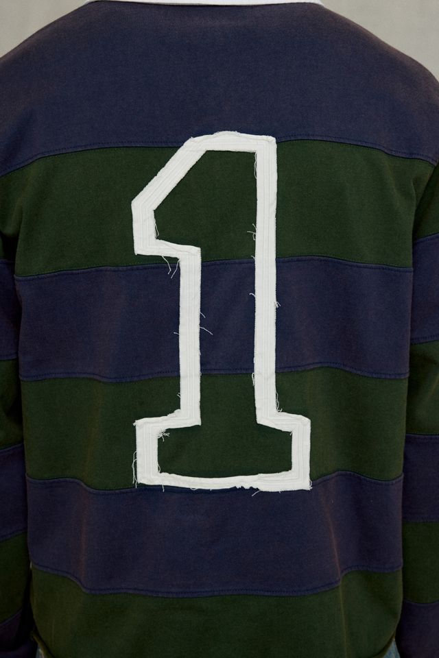 iets frans… Stripe Pattern Rugby Shirt #3