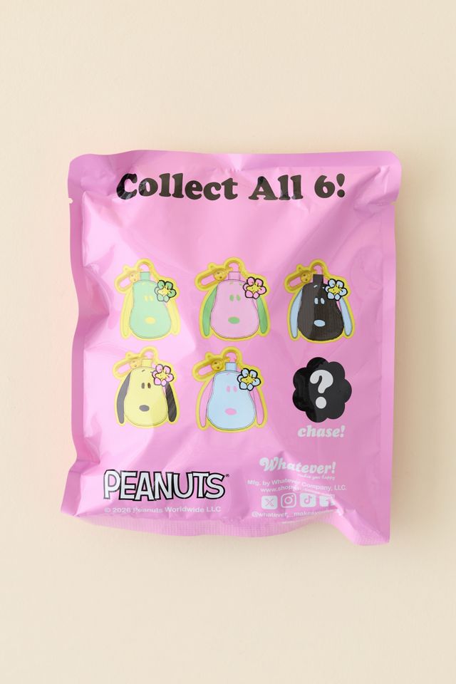 Whatever! Makes You Happy X Peanuts Snoopy Head Corduroy Blind Box Plushie Keychain #5