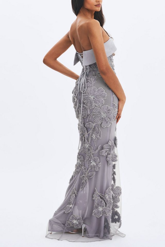 evening long dresses Long Formal Dress cd0192 by Ladivine Champagne / 3XLarge