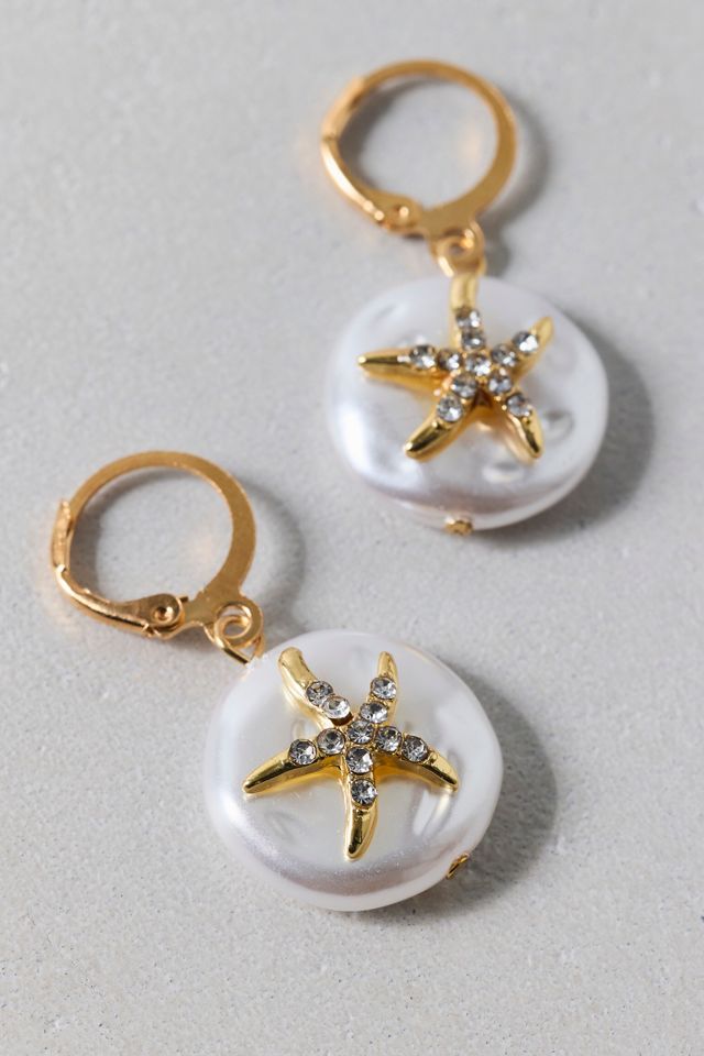 Catherine Dangling Charm Hoop Earrings #1