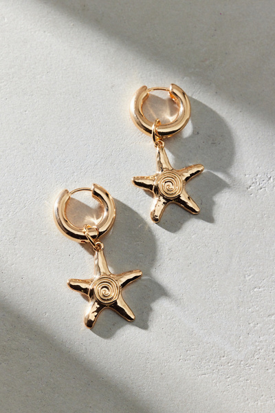 Catherine Dangling Charm Hoop Earrings