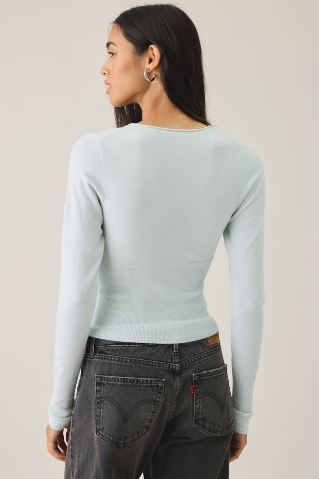 BDG Pretty Sweet Surplice V-Neck Sweater #3