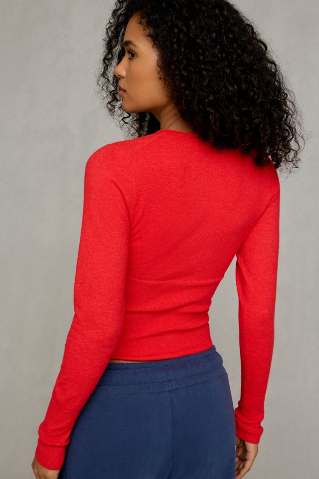 BDG Pretty Sweet Surplice V-Neck Sweater #4