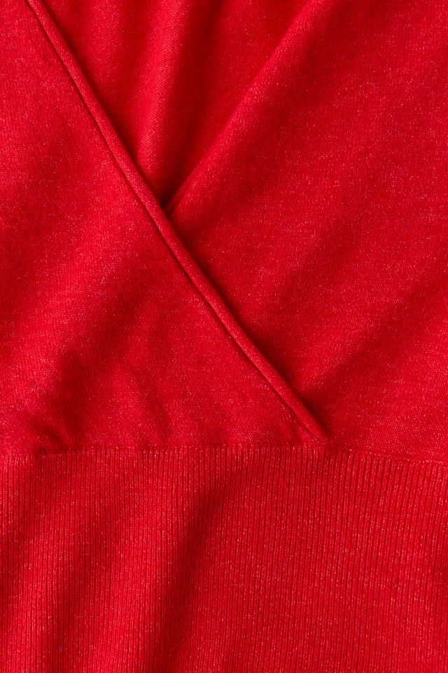 BDG Pretty Sweet Surplice V-Neck Sweater #5