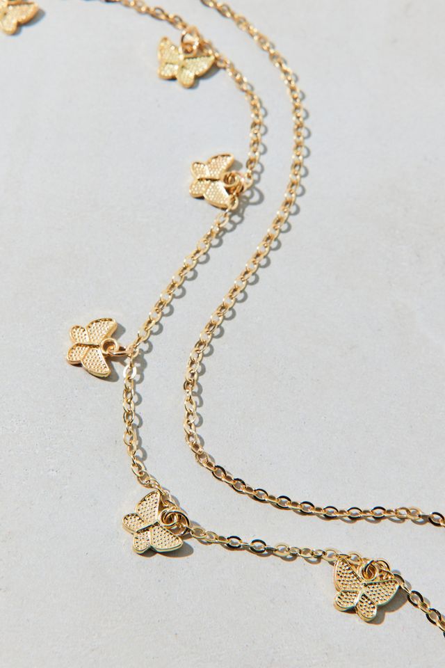 Butterfly Charms Layering Belly Chains Set #1