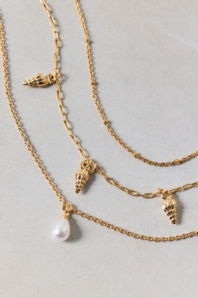 Delicate Shell Anklets Set #2