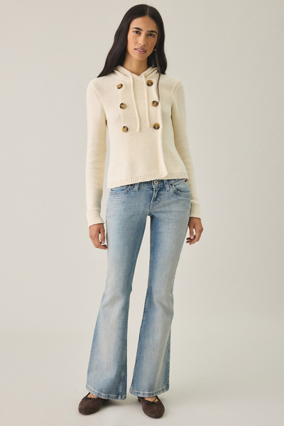 BDG Off Campus Double Breasted Hooded Cardigan