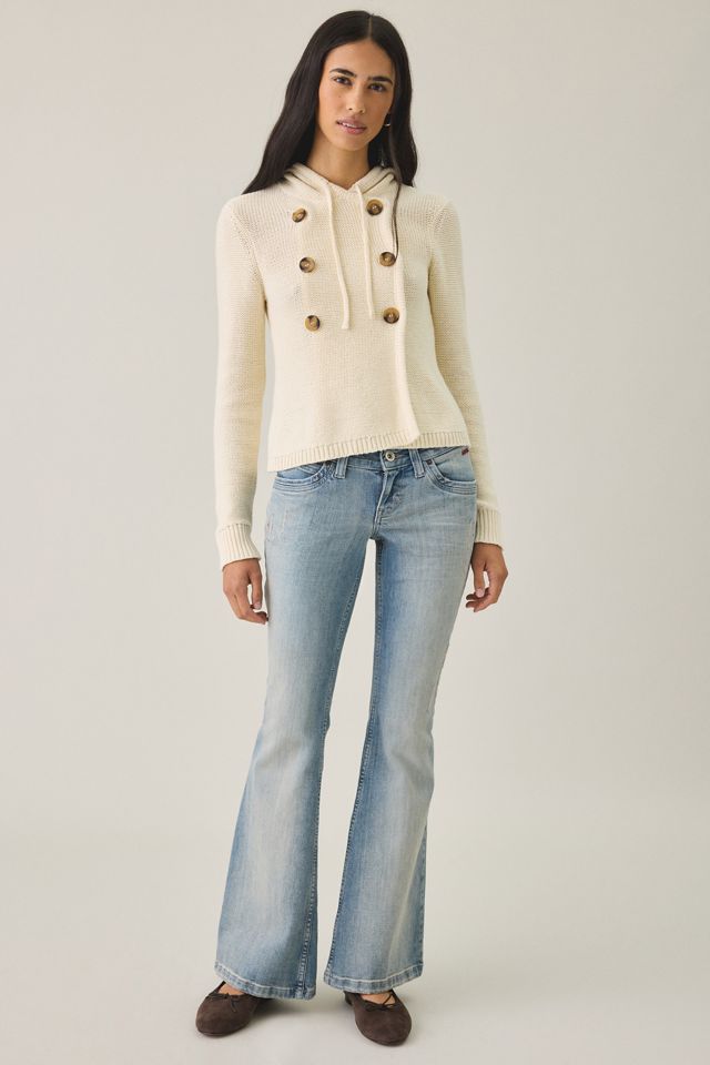 BDG Off Campus Double Breasted Hooded Cardigan #3