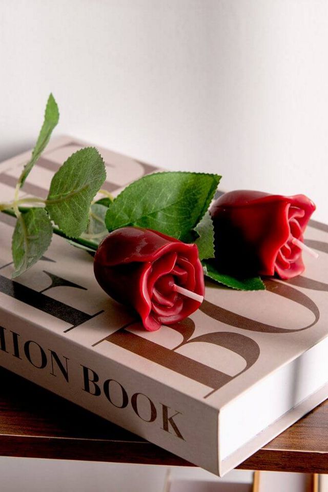 Southlake Gifts Single Rose Candle Stem #1