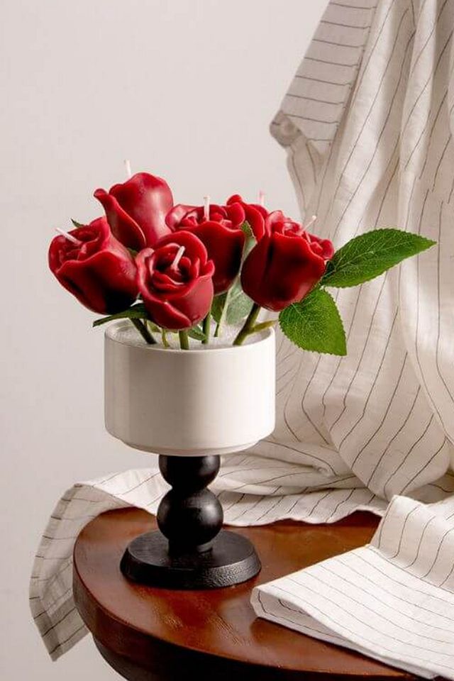 Southlake Gifts Single Rose Candle Stem #2