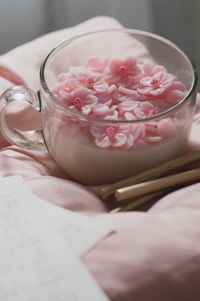 Southlake Gifts Cherry Blossom Sakura Candle Cup