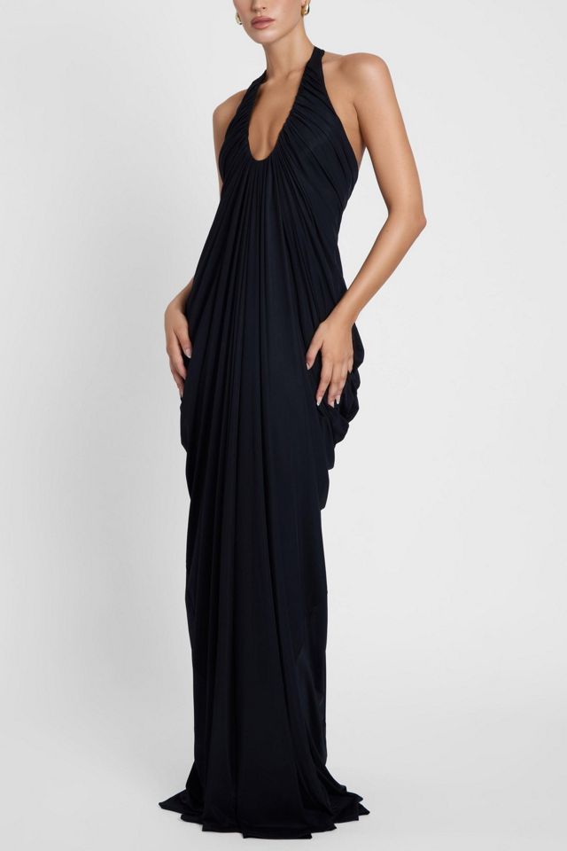 LEAU Cascade Drape Gown #1