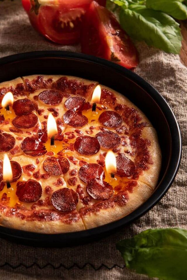 Southlake Gifts Pepperoni Pizza Candle #2