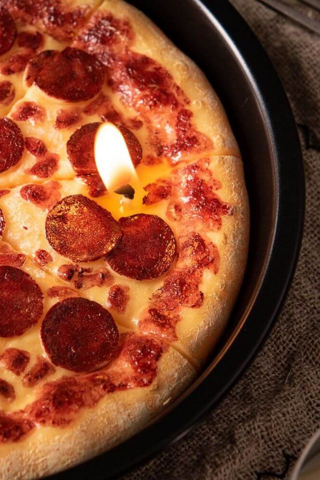 Southlake Gifts Pepperoni Pizza Candle #3