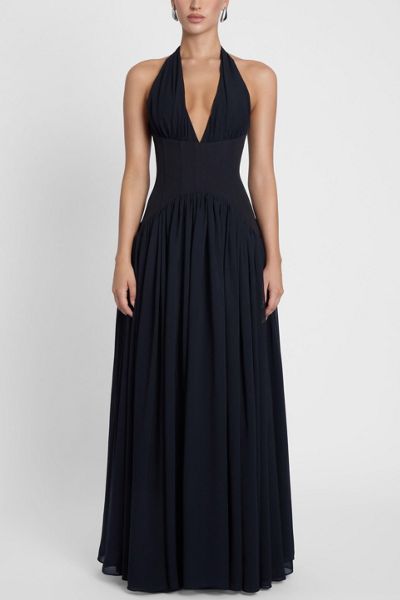 princess polly baby blue dress Black Maxi Dresses