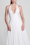 cream straight dress Women's Shot Dress, White Size:Custom Size(Leaving a note) White Chiffon Midi Dress SKU|M-FALCON-LGN01 falling into a flared