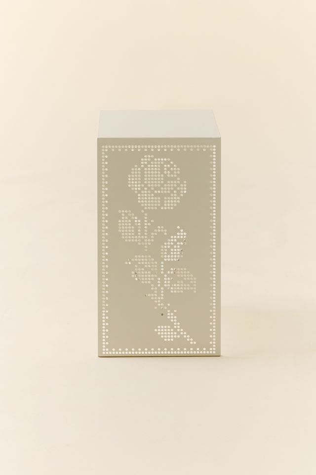 Cutout Lace Iron Record Storage Shelf #2