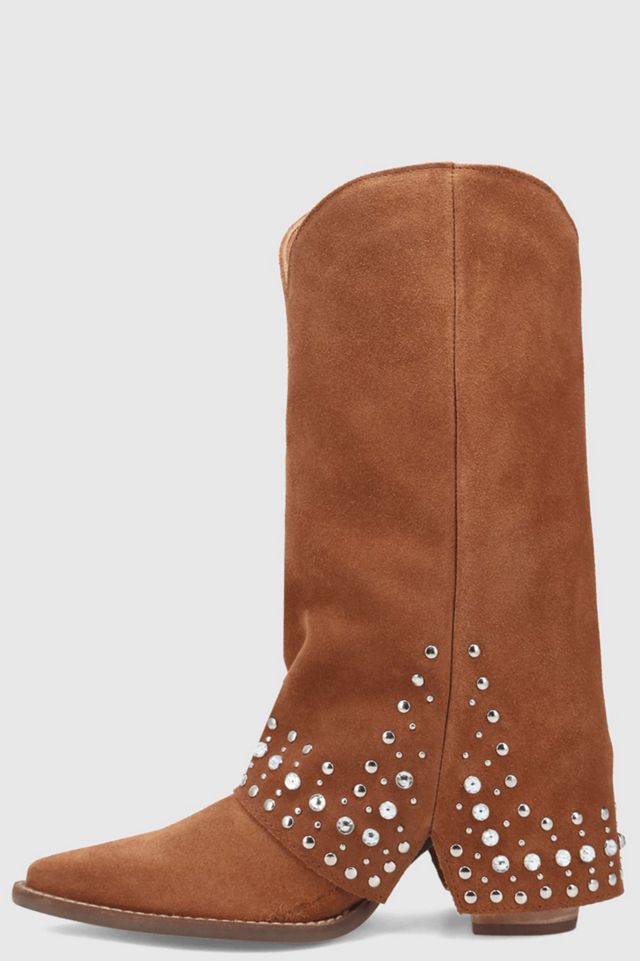 Dingo Howdy Honey Suede Foldover Cowboy Boot #2